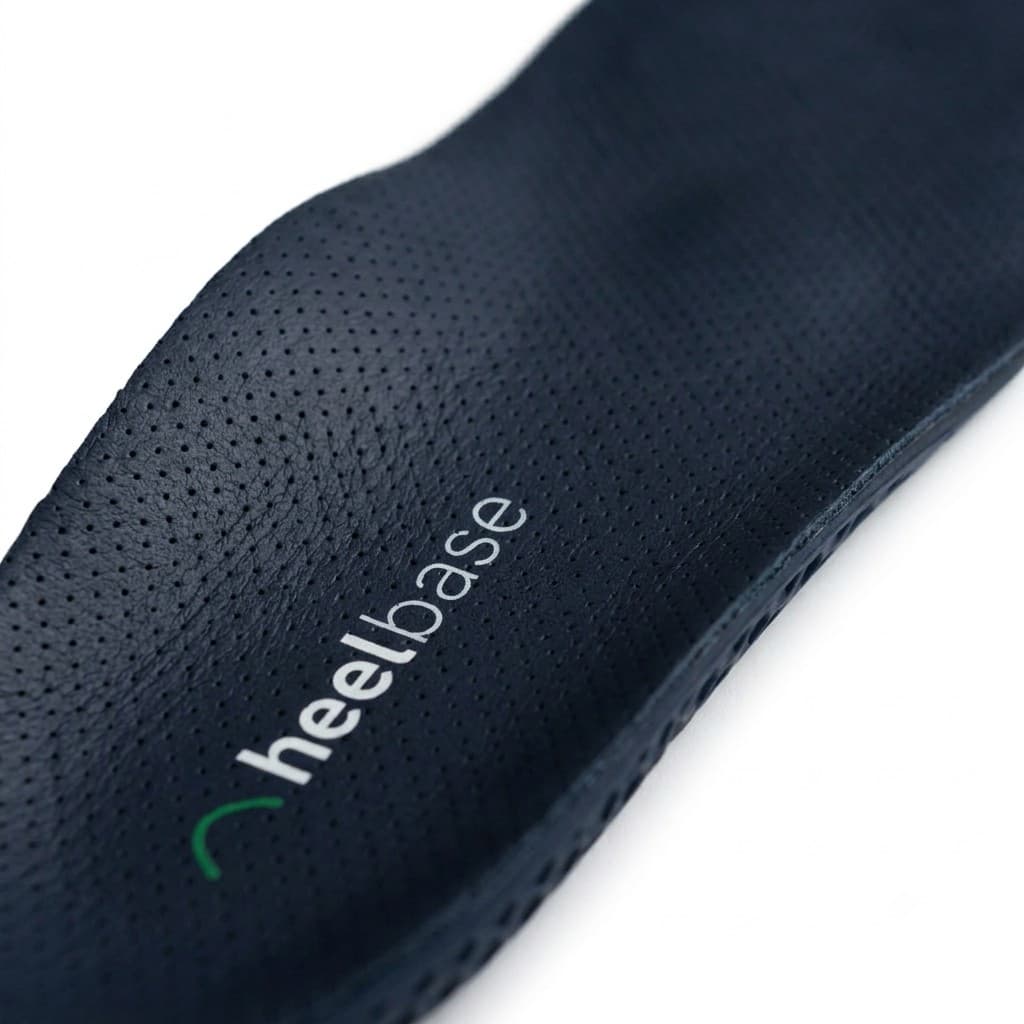 HeelBase Drive insole angled closeup