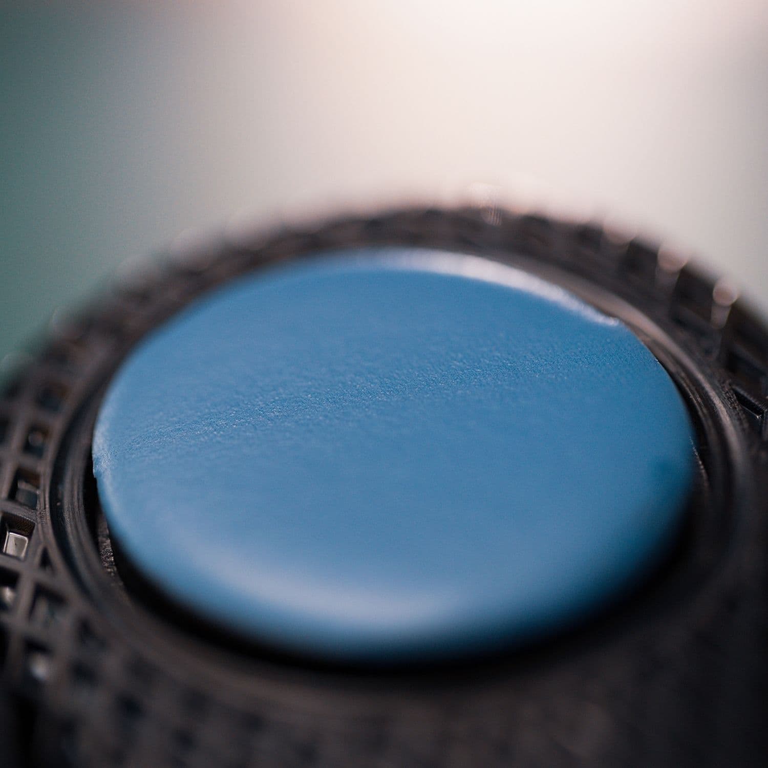 Extreme close-up of the cushioned heel pad beneath a HeelBase Stance insole