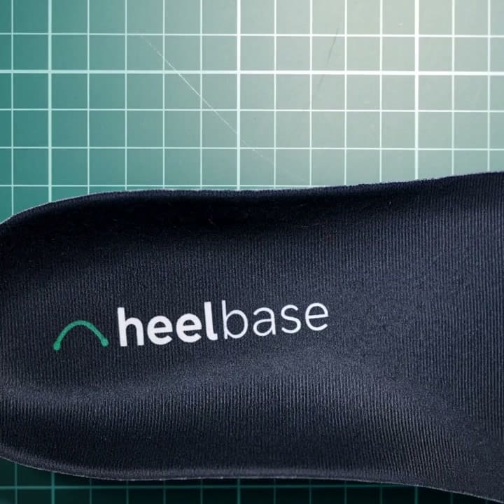 HeelBase Apex pickleball insole greenboard design film