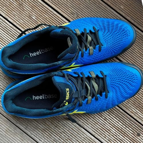 Customer photo showing Apex insoles in trainers