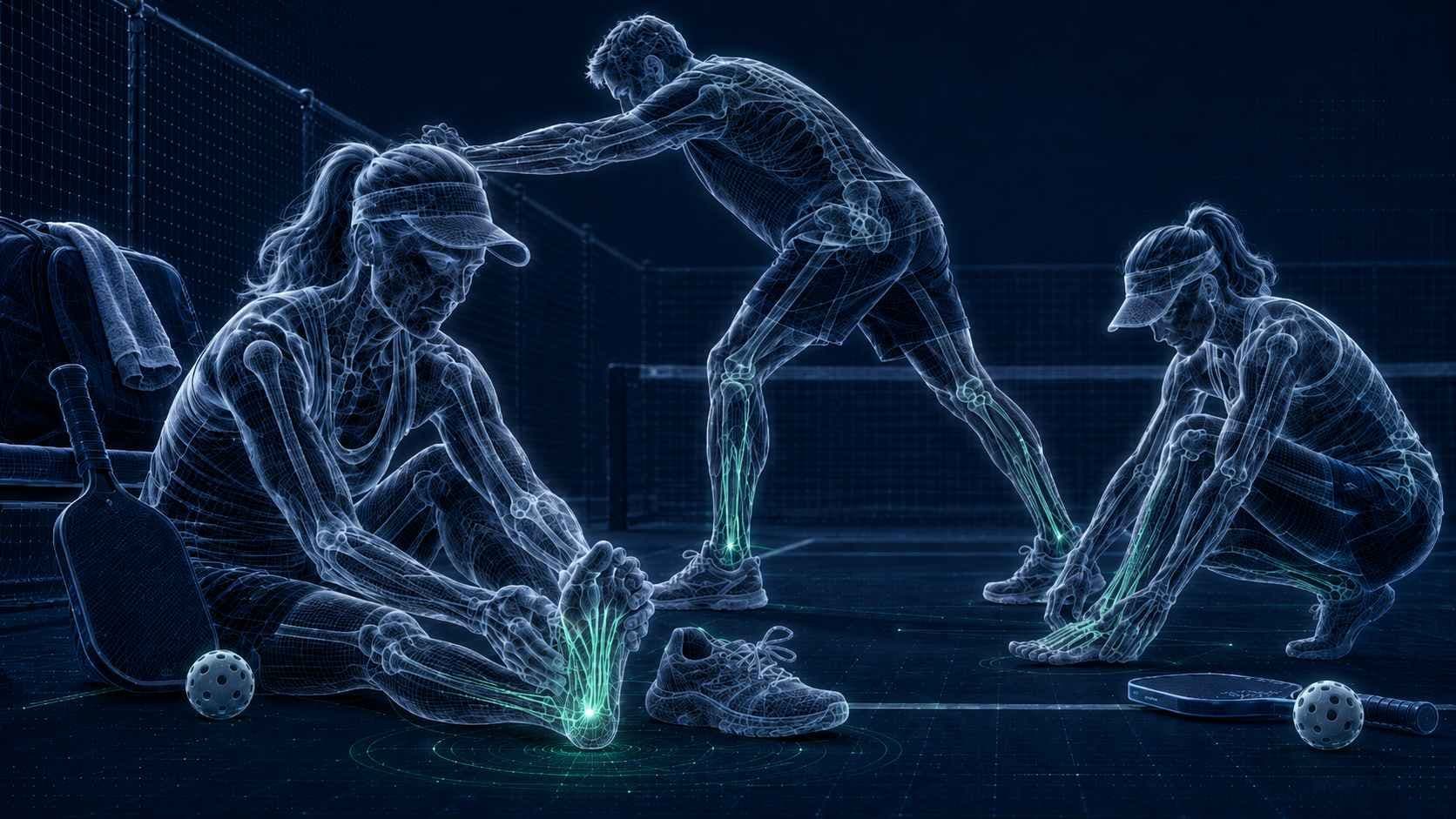 7 Stretches for Plantar Fasciitis in Pickleball